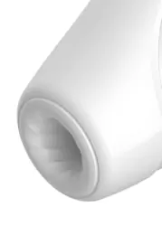 Satisfyer Curvy 1+ Белый Вакуумный стимулятор с возможностью управления через приложение