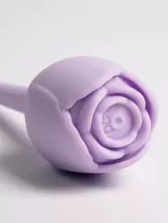 Точечный стимулятор клитора, Youvic , 22,3 см, 10 режимов, силикон, белый с фиолетовым