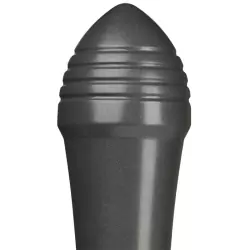 Большой стимулятор Bombshell Blockbuste с присоской – серый