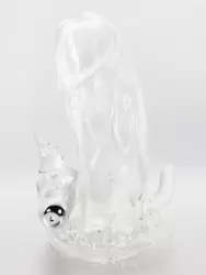 Вибронасадка для пениса Brave Man со стимуляторами для клитора и ануса – прозрачный