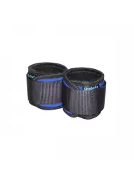 Сшитые неопреновые наручники Sitabella на липучках – синий