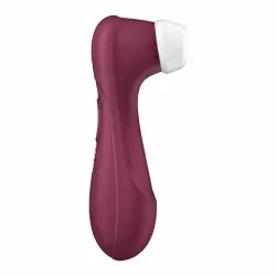 Клиторальный вибратор Satisfyer Pro 2 Generation 3 with Liquid Air, бордовый с белым