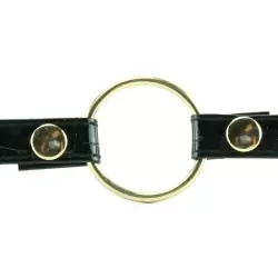 Кляп-рамка Fetish Fantasy Gold черный с золотом