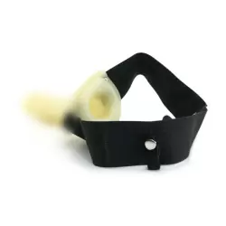 Светящийся страпон с полым стимулятором Beginner's Hollow - Glow