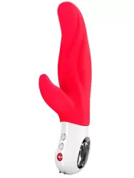 Мощный вибратор-кролик Fun Factory Lady Bi, 2 мотора, 12 режимов, силикон, красный