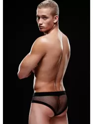 Мужские трусы-брифы из сетки - L/XL