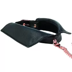 Ошейник-воротничок Entice Chelsea Collar with Leash с поводком-цепью