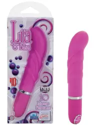 Водонепроницаемый вибромассажер Lia G-Bliss для стимуляции точки G – розовый