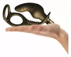 Анальная пробка с эрекц. кольцом Rocks Off Dr Rocco's Pleasure Emporium - Dauntless  Медный