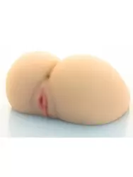 Реалистичный мастурбатор Real Booty, 24 см, два отверстия, ТПР, телесный