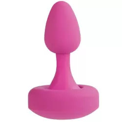 Анальная пробка Flexi Risque с вибрацией – розовый
