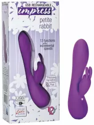 Вибромассажер Petite Rabbit со стимулятором клитора в форме кролика – фиолетовый