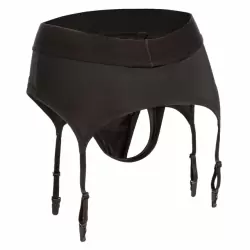 Стринги Boundless™ с подвязками и креплением для страпона - L/XL