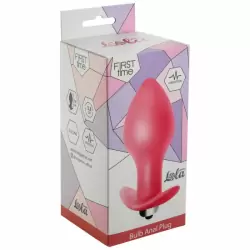 Анальная пробка с вибрацией Bulb Anal Plug Pink (Батарейки ААА) 5006-01lola