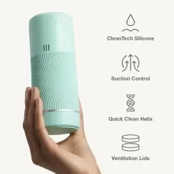 Инновационный мастурбатор с контролем всасывания Arcwave Pow (мятный)