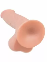 Реалистичный фаллоимитатор My Treasure, 18,5 см, TPE, телесный