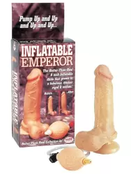 Надувной фаллоимитатор на присоске Inflatable Emperor With Suction Cup