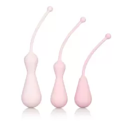 Набор утяжеленных стимуляторов для тренировок Кегеля Inspire Kegel Training Kit – розовый