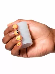 Нереалистичный мастурбатор Romp Mosh, 6,4 см, ТПЕ, прозрачный