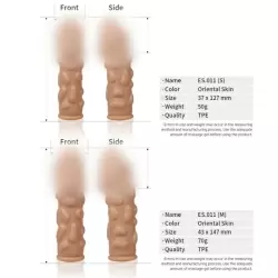 Насадка на фаллос с крупными бугорками размер M, Cock Sleeves