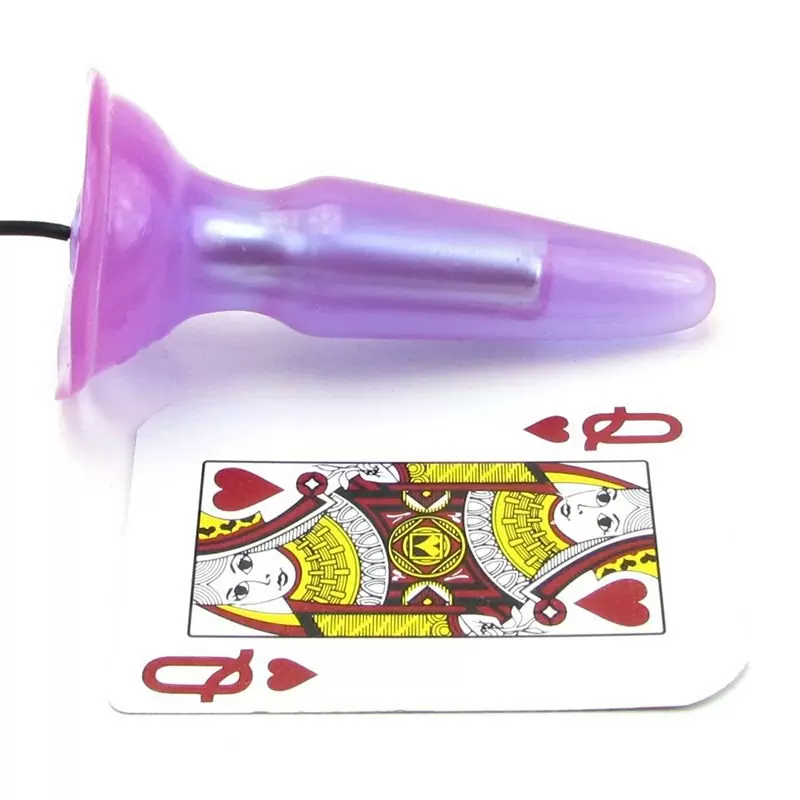 Анальная пробка Tysh Teaser с вибрацией – фиолетовый