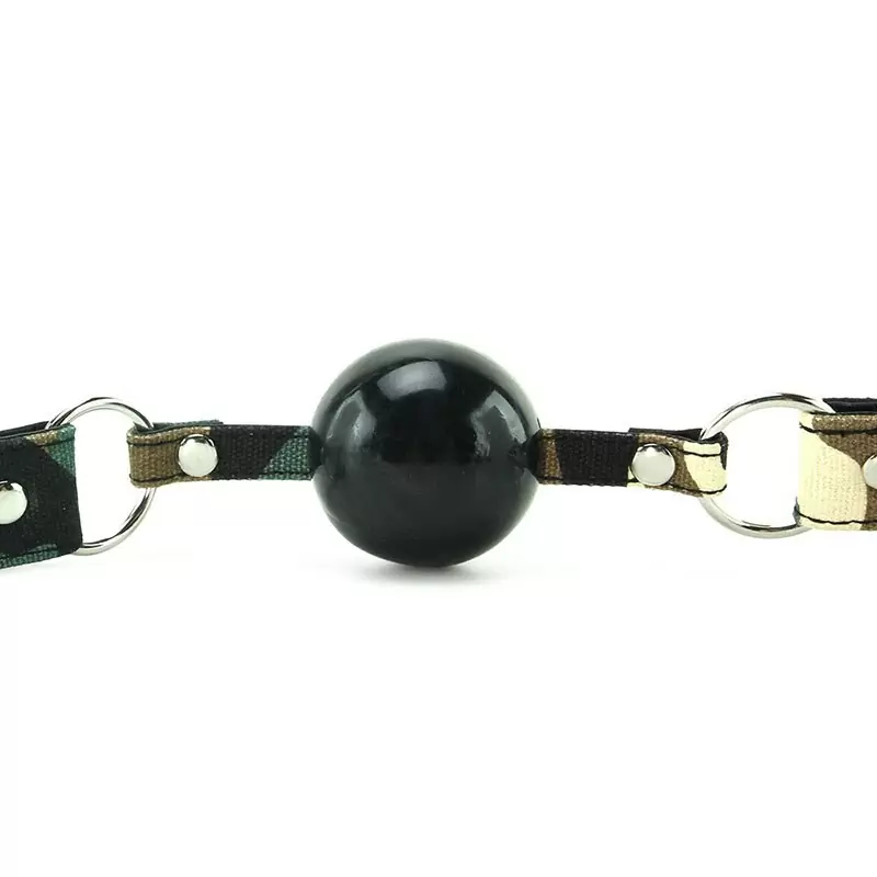 Кляп Kinky Camo Ball Gag с креплением	