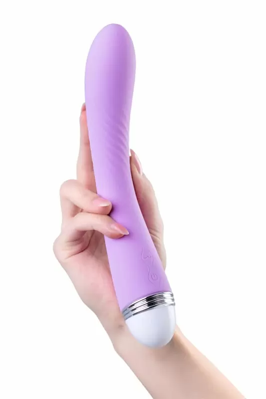 Фиолетовый вибратор Flovetta by Toyfa Lantana. 22 см, 10 режимов вибрации