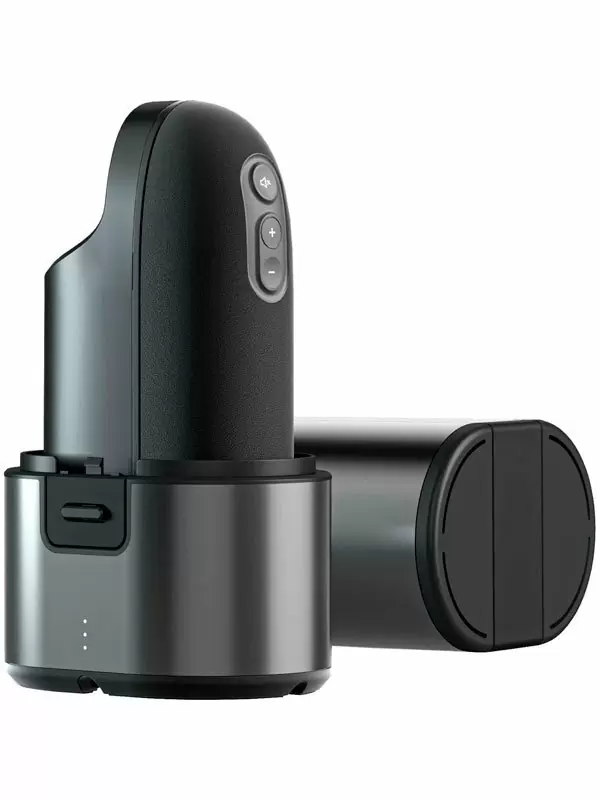 Новогодний набор для пар Pleasure Pair: Мастурбатор ARCwave Ion + Стимулятор клитора Womanizer Premium 2, технология Pleasure Air, черный