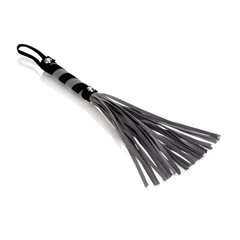 Мягкая мини-плеточка First Time Fetish Flogger – серый