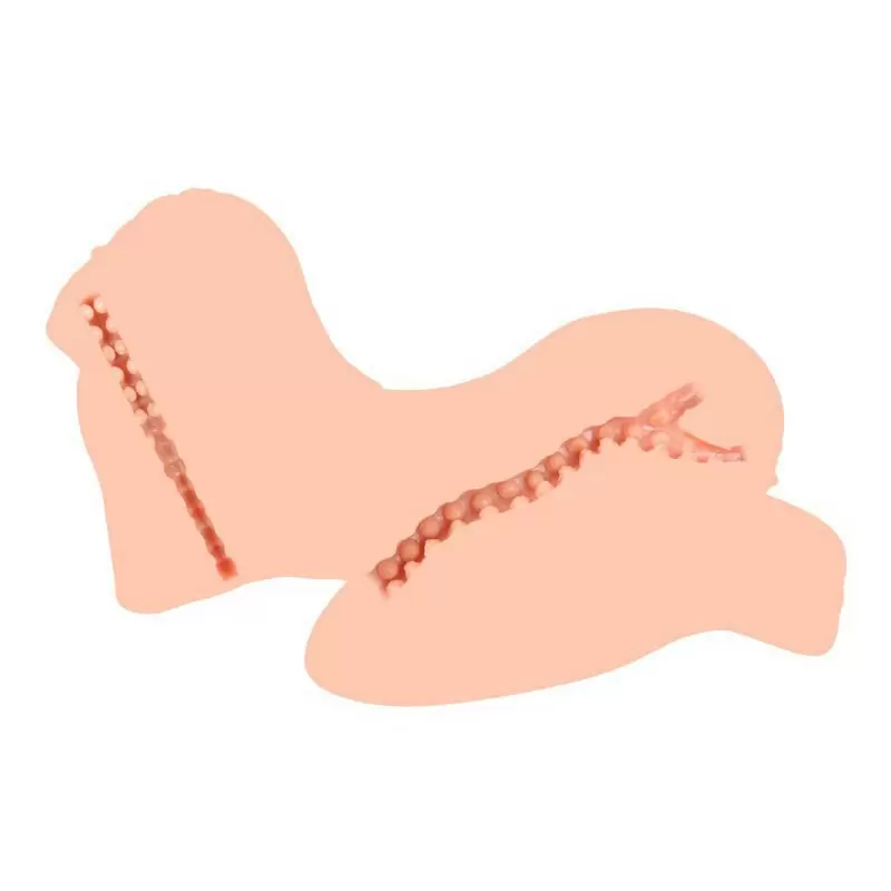 Мастурбатор мини кукла Sarah ротик, вагина и анус с вибрацией – телесный