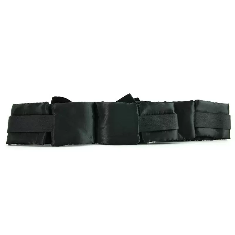 Комплект наручников и наножников Bowtie Cuffs – черный	