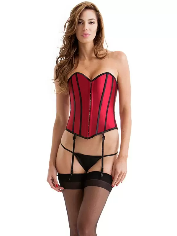 Корсет Satin Heart Corset – красный, XL