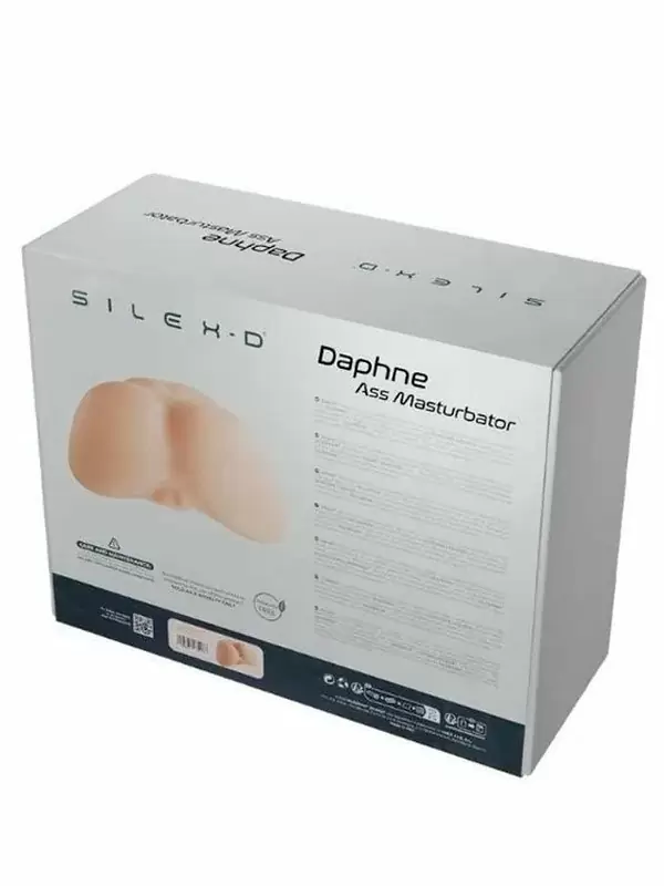 Реалистичный мастурбатор SilexD Ass Daphne, два отверстия, силикон, телесный