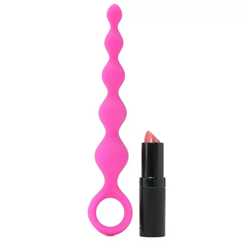 Анальная цепочка Perles D'Lux короткая – розовая