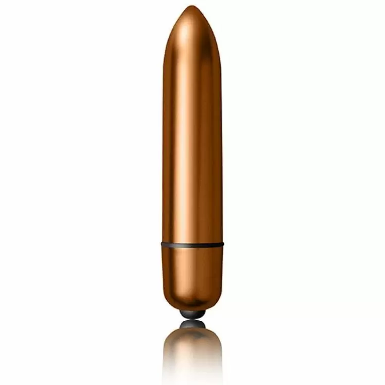 Вибропуля с двумя насадками Rocks-Off Dark Desires Kit. 8 см/силикон