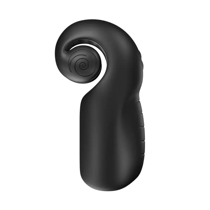 Раскручивающийся мастурбатор SVibe EVO, двойная стимуляция, 5 режимов работы, два мотора, черный