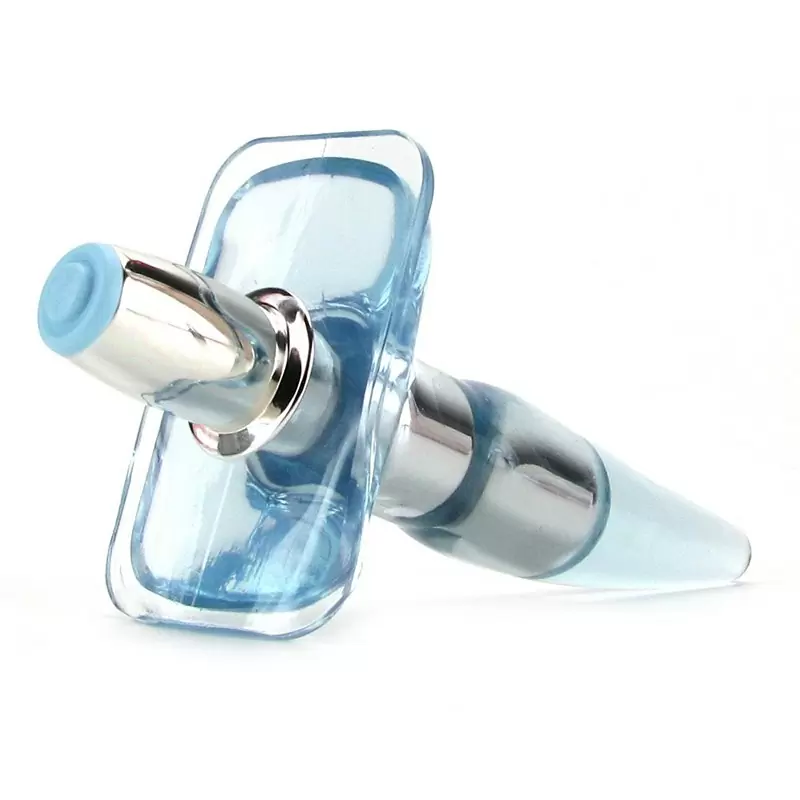 Анальная пробка с вибрацией High Intensity Vibro Tease Stimulators - голубая