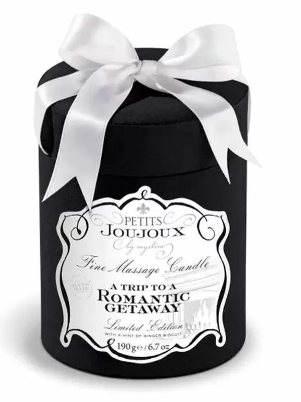 Массажная свеча Petits JouJoux Romantic Getaway, имбирь, на основе натуральных компонентов, 190 гр