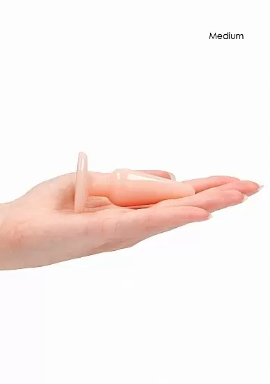 Набор анальных пробок Anal Trainers Kit, 3 размера, 9-12,5 см, телесный