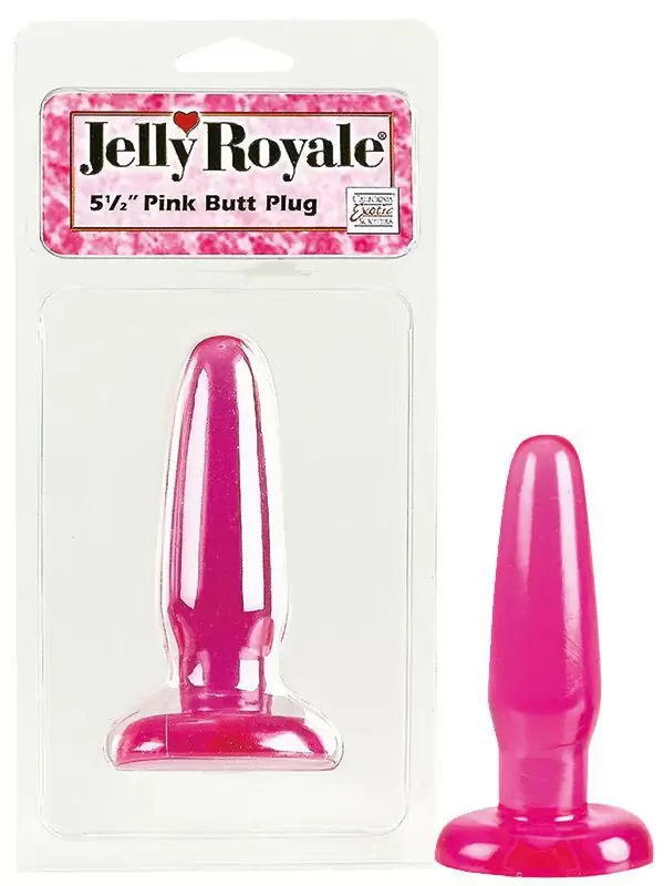 Анальная пробка Jelly Royale – розовый
