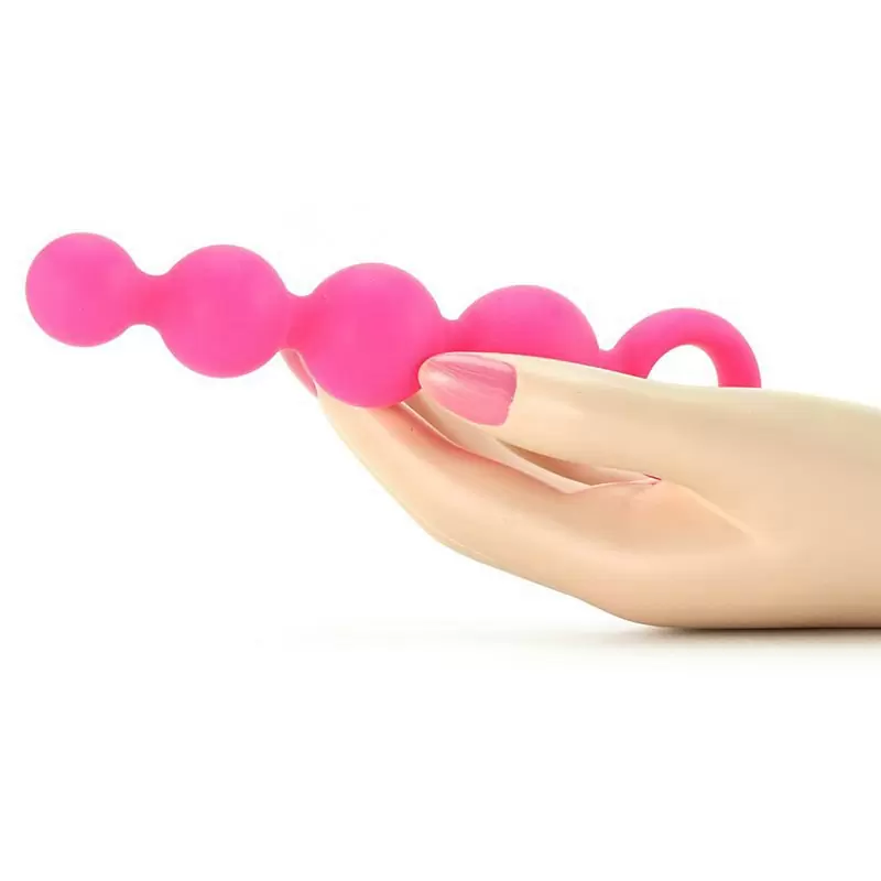 Анальная елочка Coco Licious Booty Beads – розовый