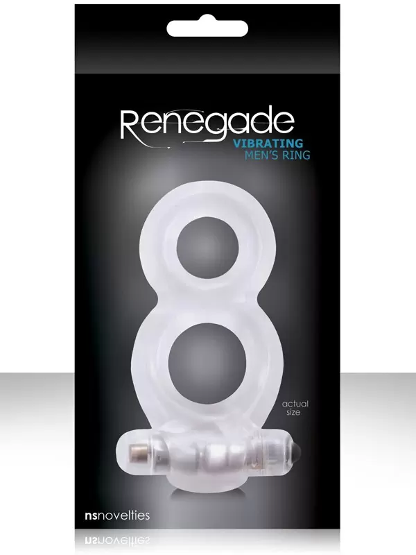 Эрекционное вибро-кольцо Renegade - Clear
