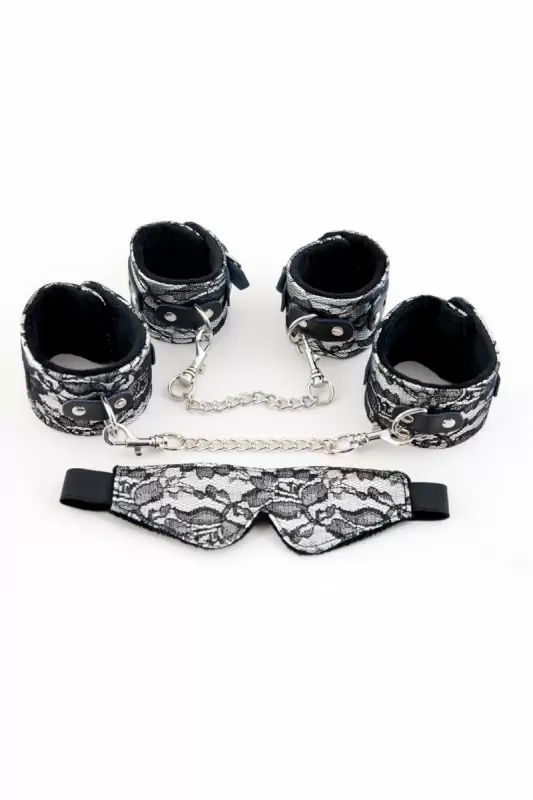 Кружевной набор из 3 предметов TOYFA Marcus – серебристый