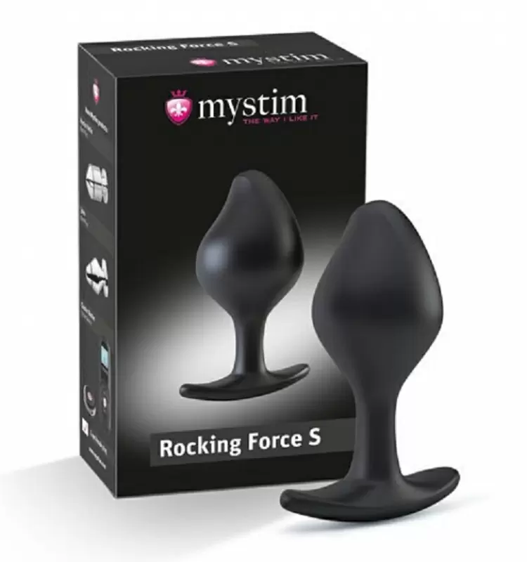Анальная пробка Buttplug Rocking Force S - черный