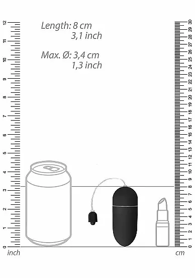 Виброяйцо Vibrating Egg (Черный)