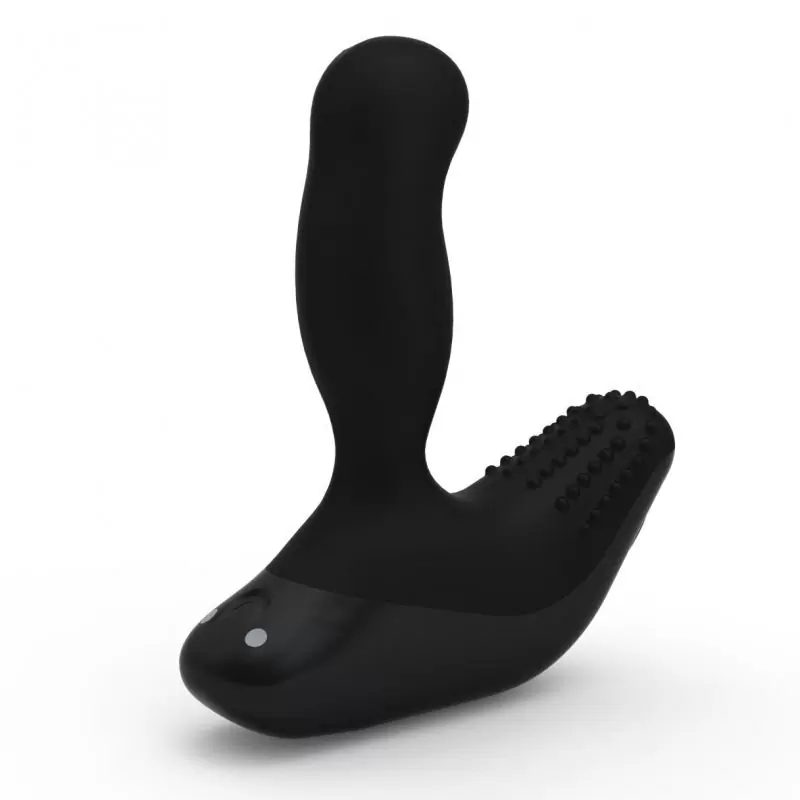 Вибромассажер простаты Nexus Revo Stealth с вращающейся головкой - черный