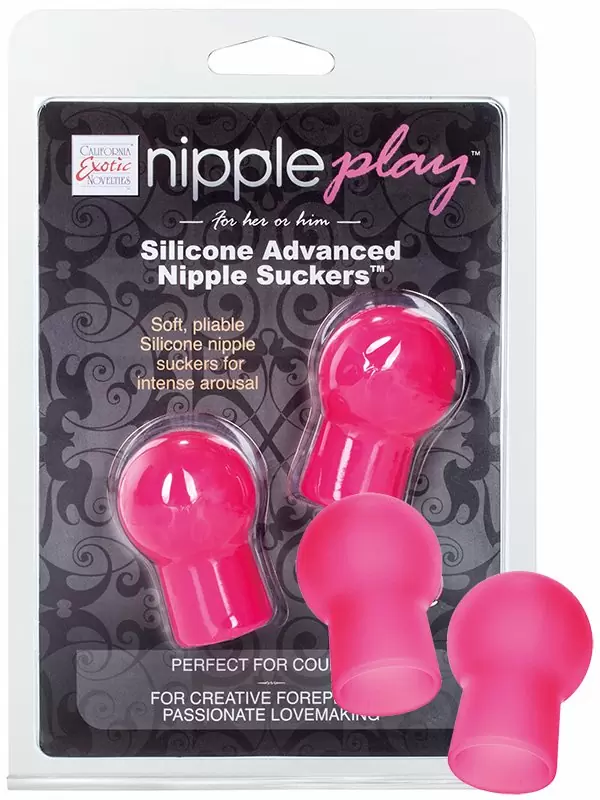 Насадки-присоски на соски Advanced Nipple Suckers из силикона – розовый