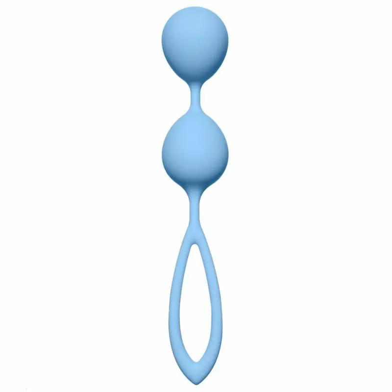 Вагинальные шарики Diaries of Geisha со смещенным центром тяжести – синий