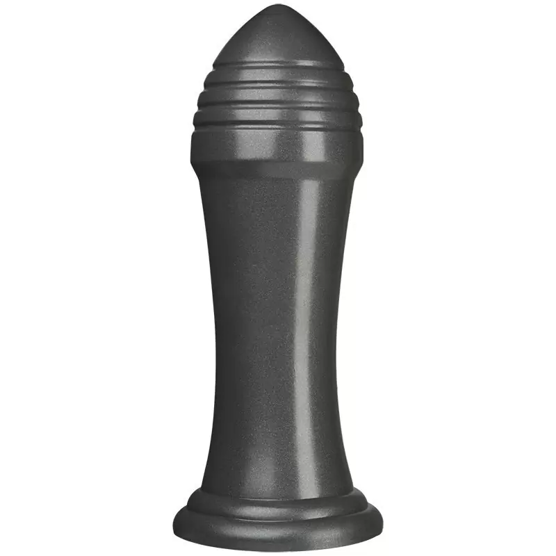 Большой стимулятор Bombshell Blockbuste с присоской – серый