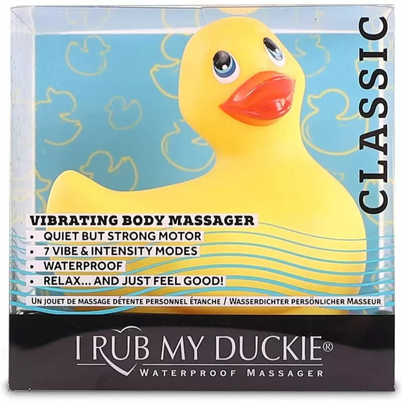 Вибратор-уточка Big Teaze Toys I Rub My Duckie 2.0, жёлтый